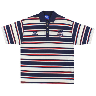 2002-04 England Umbro Polo Shirt M
