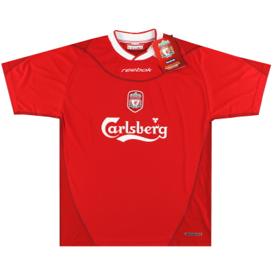 2002-04 Liverpool Reebok Maglia Home *BNIB* M
