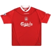 2002-04 Liverpool Reebok Maillot Domicile Gerrard #17 XXL