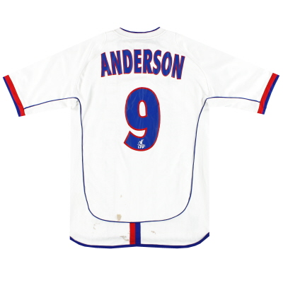 2002-04 Lyon Umbro 홈 셔츠 Anderson #9 L.Boys