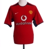 2002-04 Manchester United Home Shirt Beckham #7 L