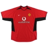 2002-04 Manchester United Nike Home Shirt Beckham #7 *Mint* M