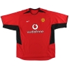 2002-04 Manchester United Nike Home Shirt Veron #4 L