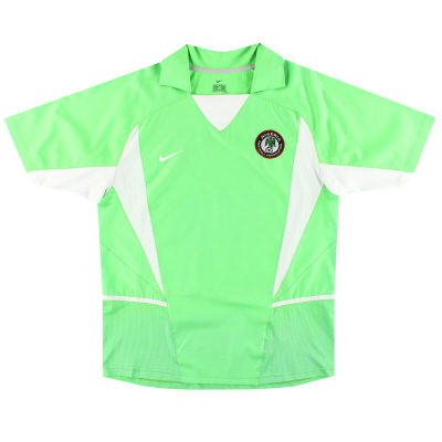 Camiseta Nike de local de Nigeria 2002-04 *Mint* M