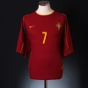 2002-04 Portugal Home Shirt Figo #7 XL