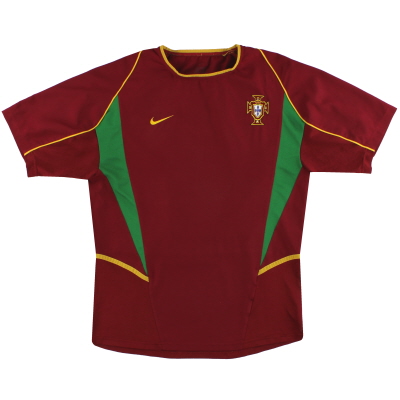2002-04 Portugal Camiseta Nike Primera L