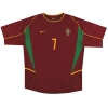 2002-04 Portugal Nike Home Shirt Figo #7 *Mint* XL