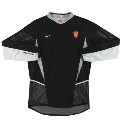 2002-04 Russia Nike Player Issue Goalkeeper Shirt *Seperti Baru* L