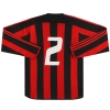 2003-04 AC Milan adidas Player Issue Home Maglia #2 M/L *Come nuova* M
