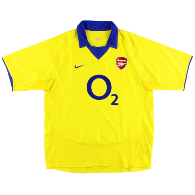 2003-04 Arsenal Nike Maglia Away L. Boys
