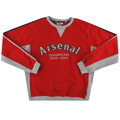 2003-04 Felpa 'imbattuto' dell'Arsenal M