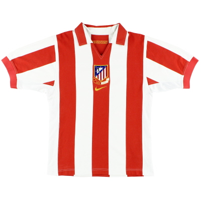 2003-04 Atletico Madrid Nike Centenary Home Shirt XL 