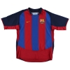2003-04 Barcelona Home Shirt Ronaldinho #10 L