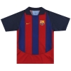 2003-04 Barcelona Nike Basic Home Shirt Larsson #17 L.Boys