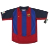 2003-04 Barcelona Nike Home Shirt Ronaldinho #10 *w/tags* XL