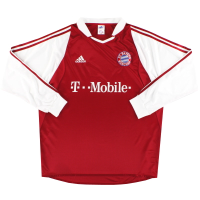 2003-04 Maillot Domicile Bayern Munich adidas L/S XL