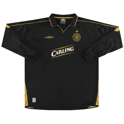 2003-04 Celtic Umbro Away Shirt L/S XXL 