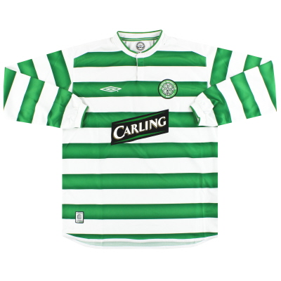 2003-04 Baju Kandang Celtic Umbro L/S *Seperti Baru* L