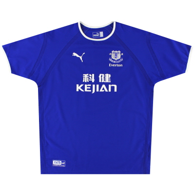 2003-04 Everton Home Shirt *Mint* XX