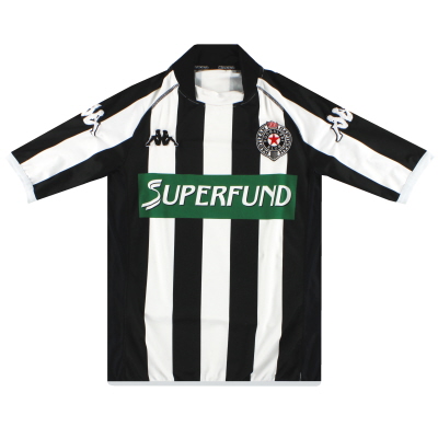 2003-04 FK Partizan Kappa Home Shirt S 