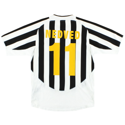 2003-04 Juventus Nike Home Shirt Nedved #11 M 