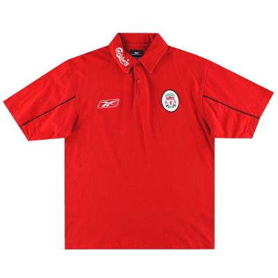 2003-04 Liverpool Reebok Polo Shirt L