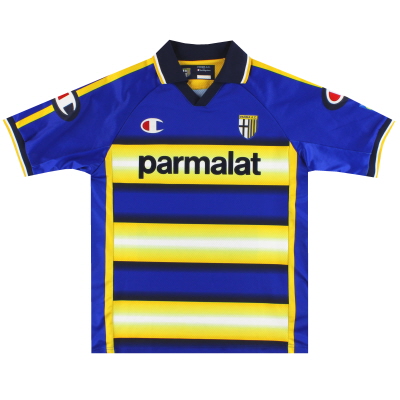 2003-04 Parma Campione '90 Anni' Maglia Home M