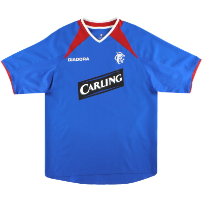 Rangers Diadora Thuisshirt 2003-04 * Mint * L