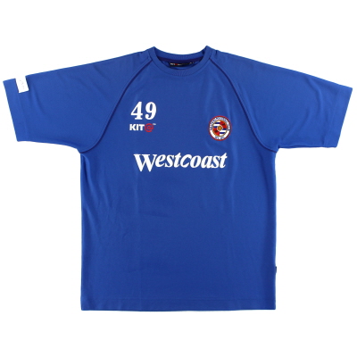 2003-04 Reading Kit@ Player Issue Training Shirt #49 XL