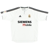 2003-04 Real Madrid adidas Home Shirt Beckham #23 S