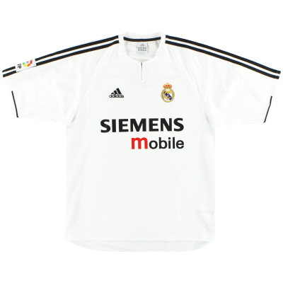 2003-04 레알 마드리드 아디다스 홈 셔츠 XL