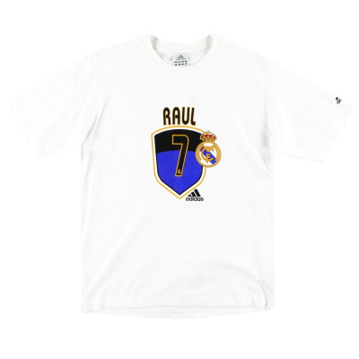 2003-04 Real Madrid adidas Raul T-Shirt M