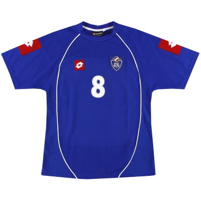 2003-04 세르비아 몬테네그로 로또 매치 이슈 홈 셔츠 #8 M