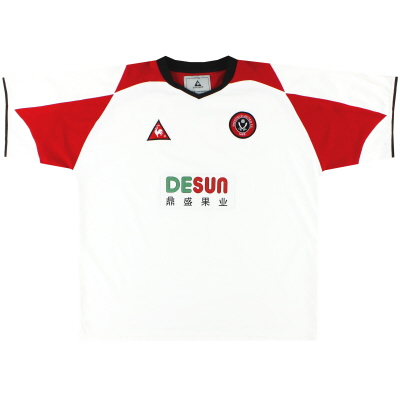 Camiseta de visitante Le Coq Sportif del Sheffield United 2003-04 * Menta * XL