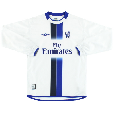2003-05 Chelsea Umbro Away Shirt *Mint* L/S XL 