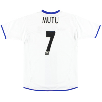 2003-05 Chelsea Umbro Maillot extérieur Mutu # 7 M