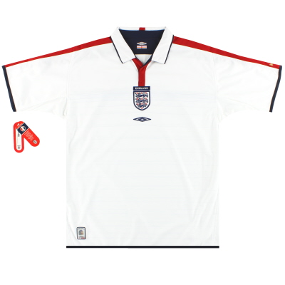 2003-05 Engeland Umbro Thuisshirt *m/tags* XL