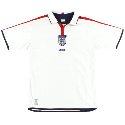 Camiseta XXL de la 2003a equipación de Inglaterra Umbro 05-XNUMX