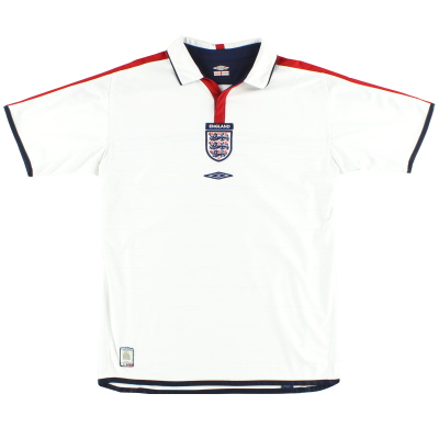 2003-05 Англия, домашняя рубашка Umbro M.Boys