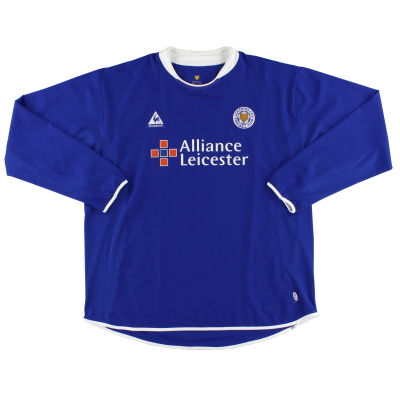 2003-05 Leicester Le Coq Sportif Home Shirt L/S L 