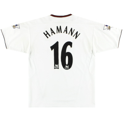 2003-05 Liverpool Away Shirt Hamann #16 M 
