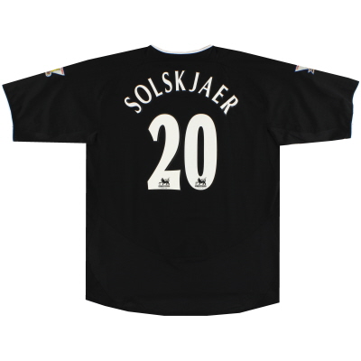 2003-05 Manchester United Nike Maglia da trasferta Solskjaer # 20 XL