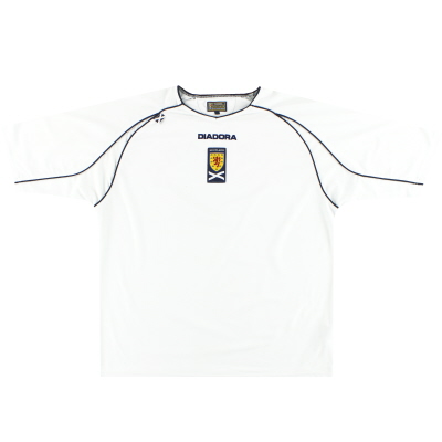 2003-05 Scotland Diadora Training Shirt XL 