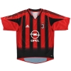 2004-05 AC Milan adidas Home Shirt Shevchenko #7 S