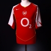 2004-05 Arsenal home Shirt Bergkamp #10 XL