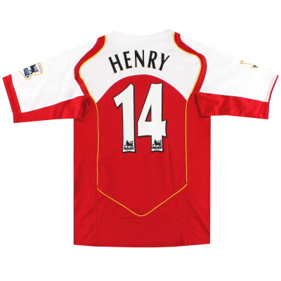 2004-05 Arsenal Nike Home Shirt Henry #14 *Mint* S