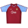 2004-05 Camiseta de local Hummel del Aston Villa Vassell # 10 L
