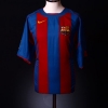 2004-05 Barcelona Home Shirt Larsson #7 *Mint* L