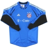 2004-05 Bayern Munich adidas Maillot de gardien de but Kahn # 1 * Menthe * XS