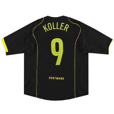 Maglia da trasferta Borussia Dortmund 2004-05 Koller #9 XXL